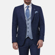 Load image into Gallery viewer, Benetti Oslo Indigo 3pc suit