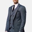 Load image into Gallery viewer, Benetti Cian Blue 3pc suit