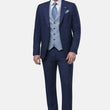 Load image into Gallery viewer, Benetti Oslo Indigo 3pc suit