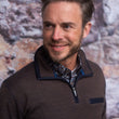 Load image into Gallery viewer, Meantime Brown Half Zip 21110