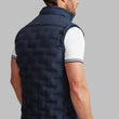 Load image into Gallery viewer, Vedoneire Contemporary Quilt Gilet Navy
