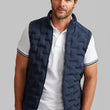 Load image into Gallery viewer, Vedoneire Contemporary Quilt Gilet Navy
