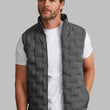 Load image into Gallery viewer, Vedoneire Contemporary Quilt Gilet Charcoal
